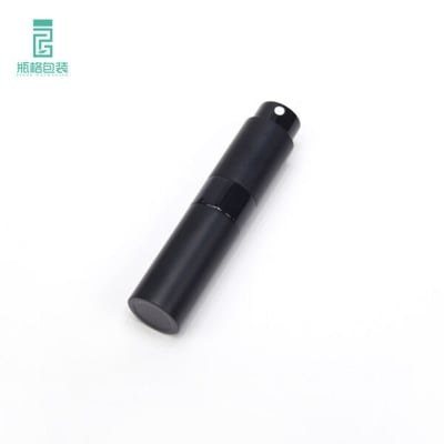Picture of 10ml Aluminum Refillable Perfume Atomizer Spray Bottle + Nozzle– Portable Travel Size (1pc) (Black)