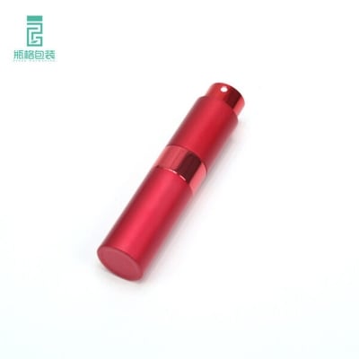 Picture of 10ml Aluminum Refillable Perfume Atomizer Spray Bottle + Nozzle– Portable Travel Size (1pc) (Red)