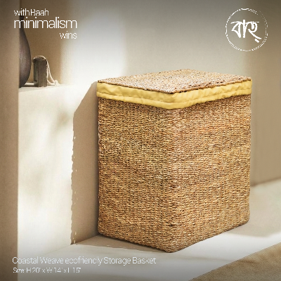 Picture of Baah Store Ltd  Coastal Weave ecofriendly Storage Basket-natural