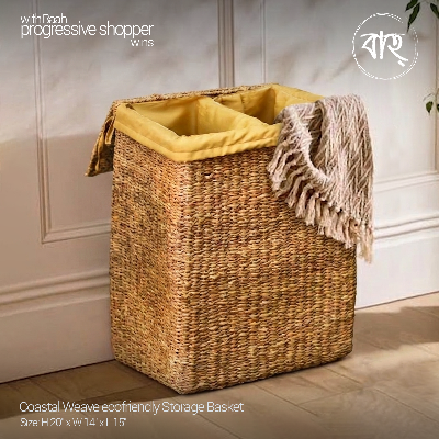 Picture of Baah Store Ltd  Coastal Weave ecofriendly Storage Basket-natural