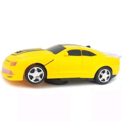 Picture of Transformer Robot Car For Kids Battery Operated Yellow