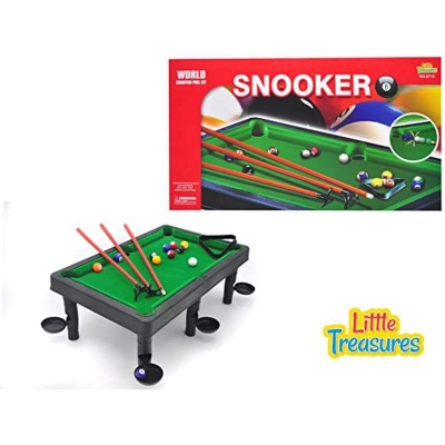 Picture of World Champion Pool Kids Snooker Table Pool Set Small and Large for Kids Multicolor
