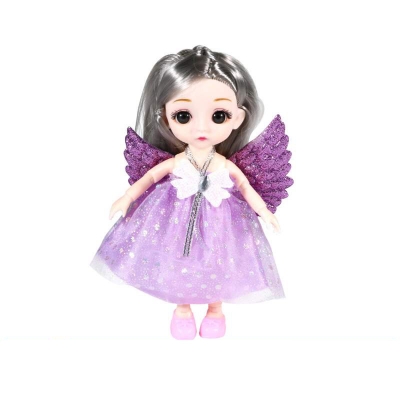 Picture of 16cm 6.3inch 1/12 Princess BJD Doll with Clothes and Shoes Movable 13 Joints Cute Sweet Face Girls Toys Multicolor