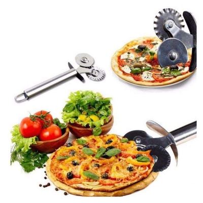 Picture of Stainless steel pizza cutter 1 piece Silver