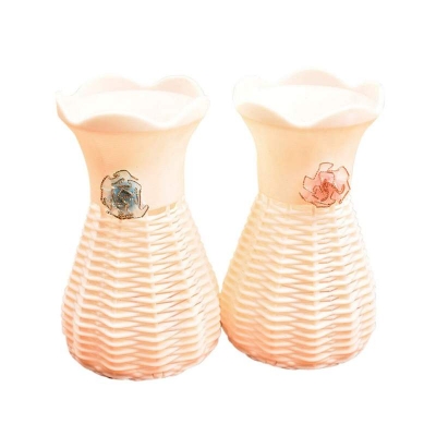 Picture of Flower Plastic Vase for Home Wedding Decoration -Not Excluding Flower Multicolor