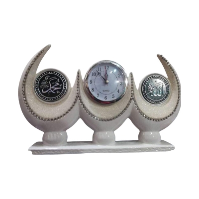 Picture of Luxury Ceramics Allahu Muhammad Showpiece And Watch 