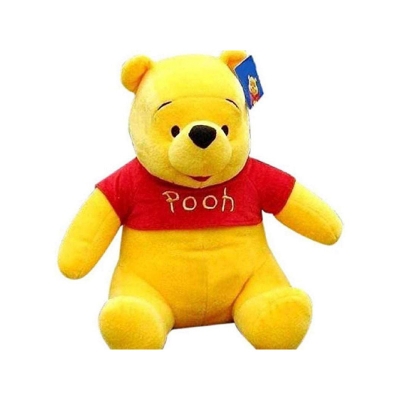 Picture of Pooh Bear SOFT TOY, Pooh teddy Bear doll, Honey Bear, big,Pooh bear stuffed toys, Honey bear pooh Yellow
