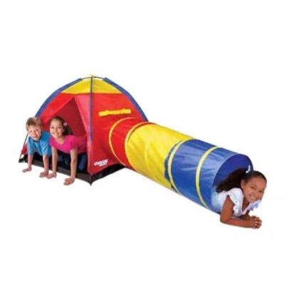 Picture of Kids Adventure Tent House With Tubes - Multicolor