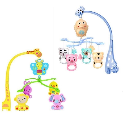Picture of Baby Musical Mobile Cot Crib Bed Bell Dreamful Bed Ring Toy Multicolor