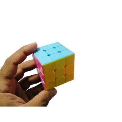 Picture of Rubics Cube(Best Quality) Rubics Cube Brain ImprovingGame For Kids(3*3) 