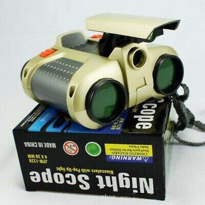 Picture of 4 x 30 Night Scope/ Binoculars with Pop-Up Light, Size: 123mm x 110mm x 60mm Gold