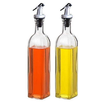 Picture of Buffet Restaurant Hotel Commercial Wholesale Oil and Vinegar Glass with Lid Multicolor