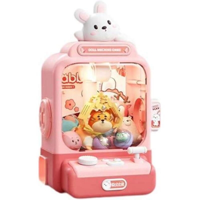 Picture of Mini Candy & Egg Catching Machine for Kids – Coin Operated Doll Grabber Toy for Boys and Girls Multicolor