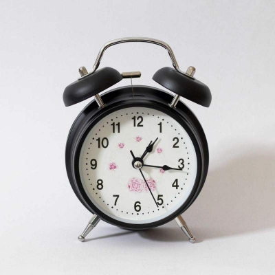 Picture of CM Twin Bell White Color Vintage Alarm Clock Multicolor