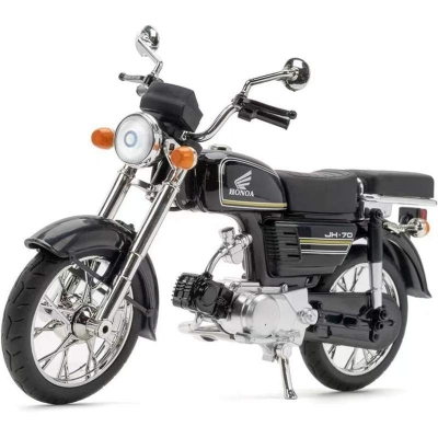 Picture of Alloy Classic Motorcycle Diecast Model Toy with Light & Sound | Metal Simulation Bike for Kids & Collectors 