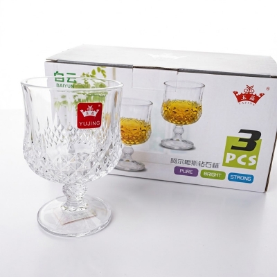 Picture of Yujing Glass - Set Of 6 White Glass White