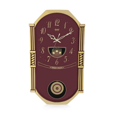 Picture of Ajanta Musical and Pendulum Clock Red