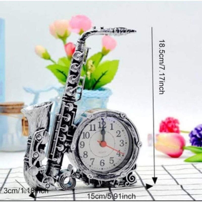 Picture of Alarm Clock Saxophone Decor Black