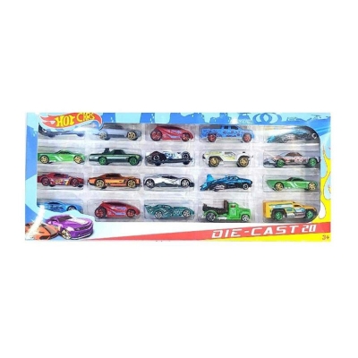 Picture of New model hot wheels die cast metal car set20 pieces Multicolor