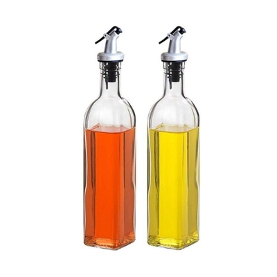 Picture of Buffet Restaurant Hotel Commercial Wholesale Oil and Vinegar Glass with Lid Multicolor
