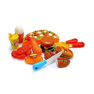 Picture of Pizza cutter for Kids (12 Pcs)-Playsets Kitchen Toys Multicolor