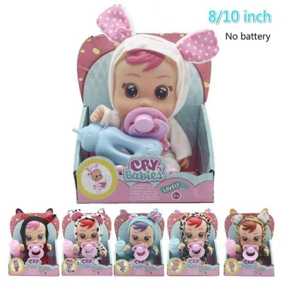 Picture of Cry Babies Lovely Doll Crying Baby Toy Set - Doll Multicolor