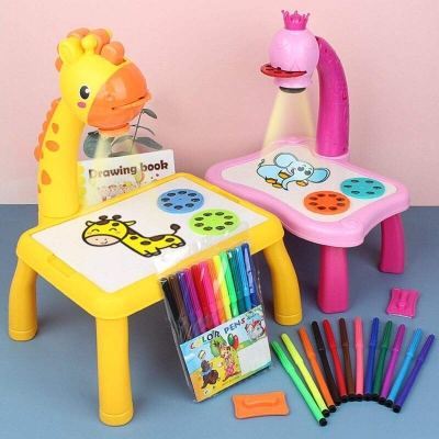 Picture of Drawing Projector Table for Kids, Trace and Draw Projector Toy with Light & Music Multicolor