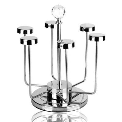 Picture of Luxury Steel Glass Holder set Silver