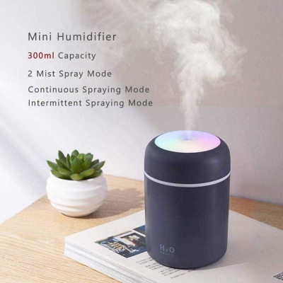 Picture of Air Humidifier Desktop Table Lamp LED Night Light 10 Pieces Filter Replacement for Office,Home,Living Room, Multicolor