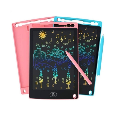 Picture of Magic LCD Writing Tablet, 8.5 inch Doodle Board, Electronic Drawing & Writing Board, with Smart Writing Stylus for Kids Gifts, Random Color Black