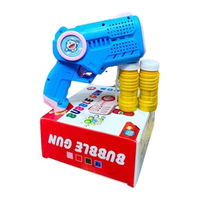 Picture of Kids Auto Bubble Gun Machine – Automatic Bubble Blower Toy with Mini Fan for Kids Multicolor