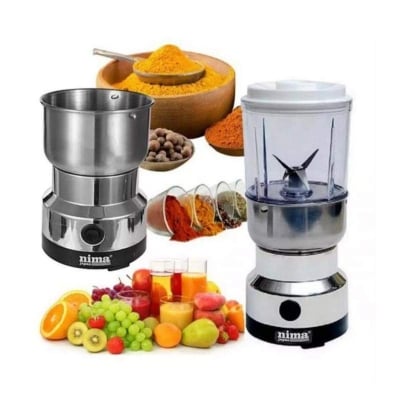 Picture of Nima 2 in 1 Electric Spice Grinder & Juicer – Silver good quality Silver
