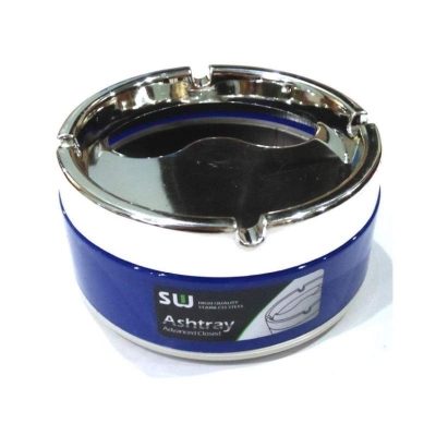Picture of Rotating Cigarette Ashtray (Random Color) Silver
