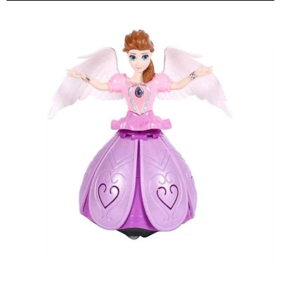 Picture of Angel Doll Battery Operated, Dancing  Angel princess Girl With Flashing Light And Music Super Doll Multicolor