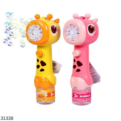 Picture of Kids Giraffe Bubble  Toy – Automatic Bubble Blower Machine with Music & Light | Electric Bubble Wand for Children 1pcs 