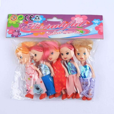 Picture of 5 Sets Doll Cowboy Suit Fashion Change Outfit Casual Dress for Baby No Ratings Multicolor