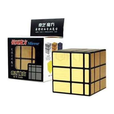 Picture of CM New Kids Children Mirror Surface Cube Silver, Golden Magic Cube 3x3 Puzzle magnetic magic cube 3x3x3 Puzzle Cube Toy Kid Gifts Gold