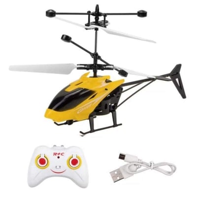 Picture of Remote Control/Hand Sensor rechargeable Helicopter for Kids Multicolor