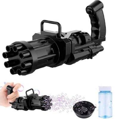 Picture of 8-Hole Electric Bubbles Gun for Toddlers Toys, New Gatling Bubble Machine Outdoor Toys for Boys and Girls Water Gun Multicolor