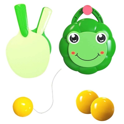 Picture of Adjustable Hanging Table Tennis Trainer Set – Self-Training Ping Pong Practice Kit for Kids, Teens & Adults (Improve Eye-Hand Coordination) Multicolor