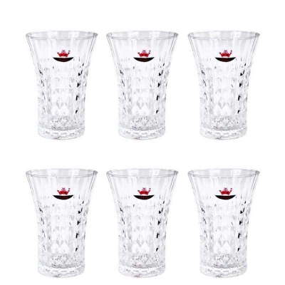 Picture of Yujing Glass Tumbler - Set Of 6 White Glass White