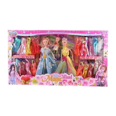 Picture of Plastic Magic Toy Doll Set Multicolor