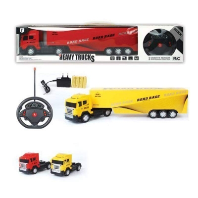 Picture of Remote Control Rechargeable Heavy Truck Toys For Kids Yellow