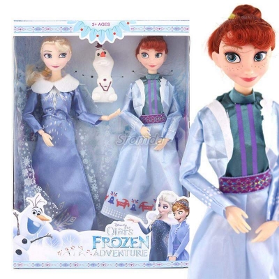 Picture of Frozen Dolls Elsa Anna Olaf 3Pcs/Set Children Gift Toys - Doll Multicolor