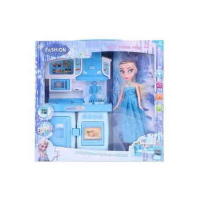 Picture of Frozen Toy Kitchen Set For Kids Blue