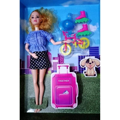 Picture of Barbie Doll Team Beauty Travel Together 1923 ( Made In China ) Multicolor