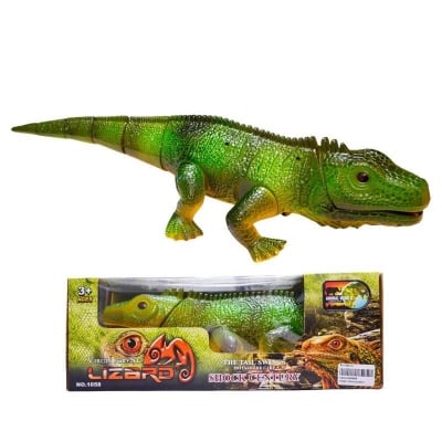 Picture of Big Walking Sanda Toy – Battery Operated with Sound & Light, Realistic Moving Animal Toy for Kids Multicolor