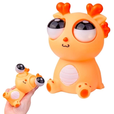Picture of Creative Eye Popping Dragon Squeeze Toy – Cute Stress Relief Decompression Toy for Kids & Adults | Funny Gift for Birthday & Parties 