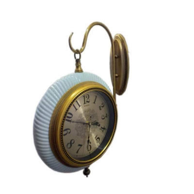 Picture of Mable With Metal Body Wall Clock Both Side Dial Blue