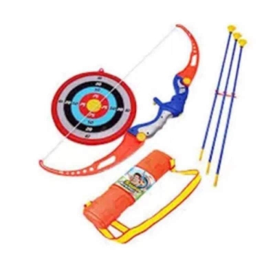 Picture of Bow and Arrow with laser - Big Archery Toy set Multicolor
